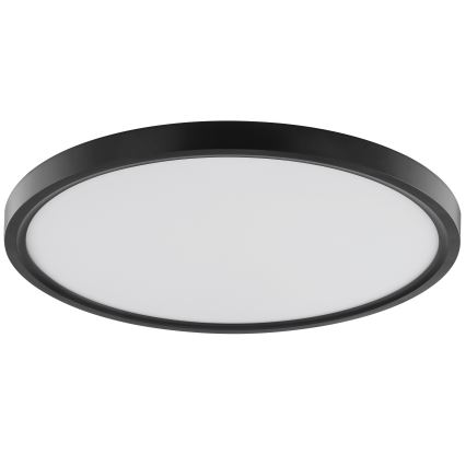 Brilliant Plafonieră LED GALO, 26W/230V, diametru 40 cm, cu senzor de mișcare și crepuscular, negru