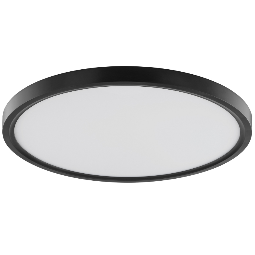 Brilliant Plafonieră LED GALO, 26W/230V, diametru 40 cm, cu senzor de mișcare și crepuscular, negru