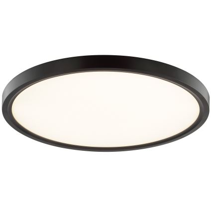 Brilliant Plafonieră LED GALO, 26W/230V, diametru 40 cm, cu senzor de mișcare și crepuscular, negru