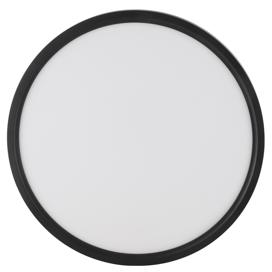 Brilliant Plafonieră LED GALO, 26W/230V, diametru 40 cm, cu senzor de mișcare și crepuscular, negru