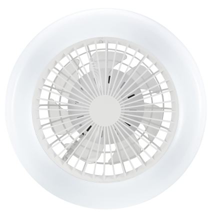Brilliant - Plafonieră LED reglabilă cu ventilator MONTERO LED/20W/230V 2700-6500K Ø 42 cm albă + telecomandă