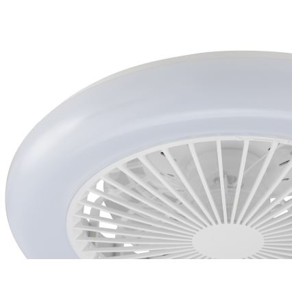 Brilliant - Plafonieră LED reglabilă cu ventilator MONTERO LED/20W/230V 2700-6500K Ø 42 cm albă + telecomandă
