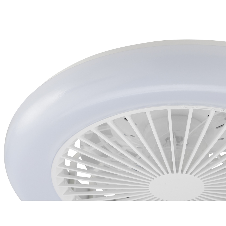Brilliant - Plafonieră LED reglabilă cu ventilator MONTERO LED/20W/230V 2700-6500K Ø 42 cm albă + telecomandă