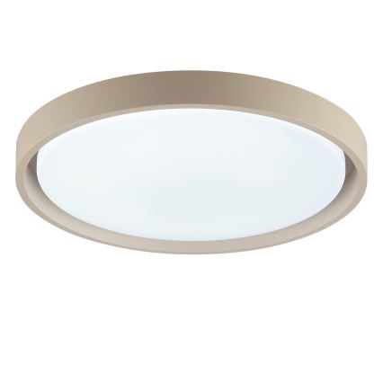 Brilliant - Plafonieră LED dimabilă SANOZ LED/24W/230V 3000-6500K diam. 41 cm bej + telecomandă
