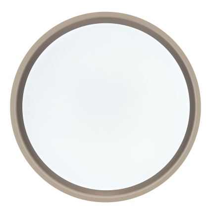 Brilliant - Plafonieră LED dimabilă SANOZ LED/24W/230V 3000-6500K diam. 41 cm bej + telecomandă