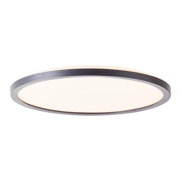 Brilliant - Plafonieră LED dimabilă SORELL, 18 W, 230 V, 3000–6500 K, Ø 29 cm, neagră, cu telecomandă
