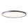 Brilliant - Plafonieră LED dimabilă SORELL, 18 W, 230 V, 3000–6500 K, Ø 29 cm, neagră, cu telecomandă