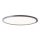 Brilliant - Plafonieră LED dimabilă SORELL, 24W/230V, 3000-6500K, Ø 42 cm, negru + telecomandă