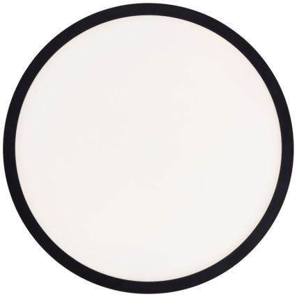 Brilliant - Plafonieră LED dimabilă SORELL, 24W/230V, 3000-6500K, Ø 42 cm, negru + telecomandă