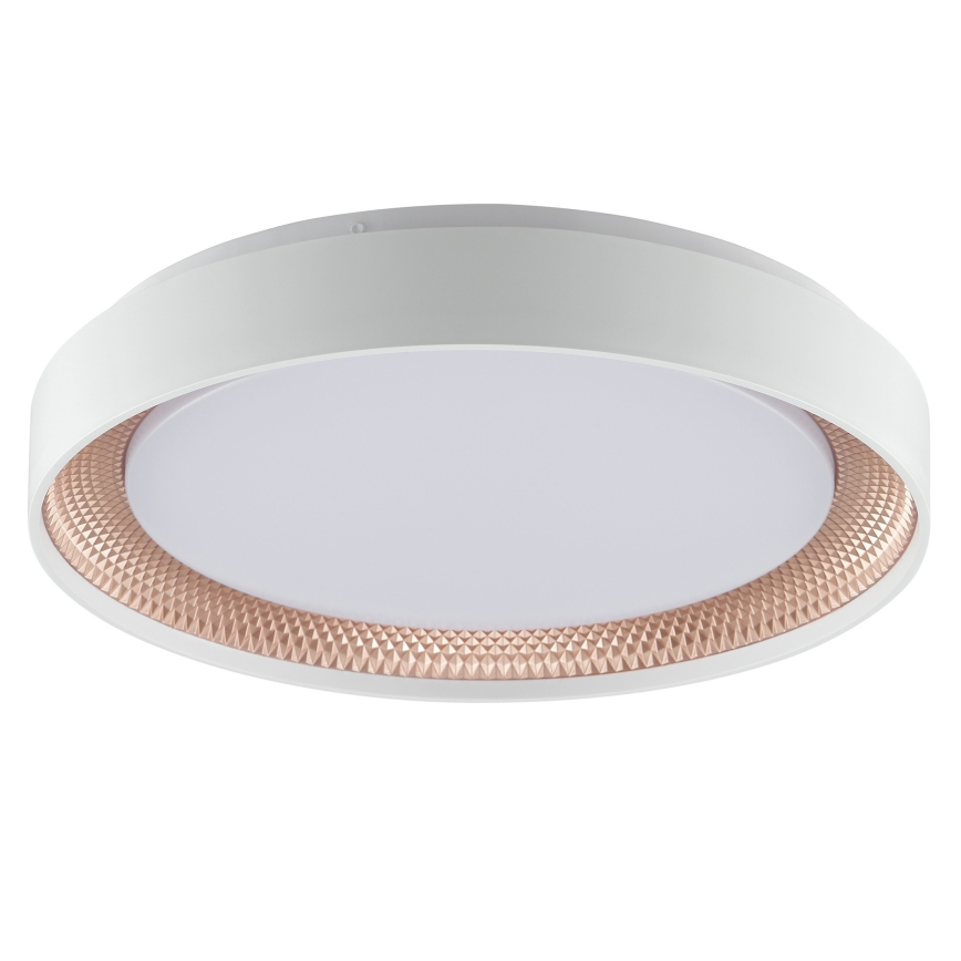 Brilliant - Plafonieră LED reglabilă WALDO LED/24W/230V 3000-6500K Ø 38,5 cm alb/aur roz + telecomandă