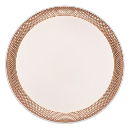 Brilliant - Plafonieră LED reglabilă WALDO LED/24W/230V 3000-6500K Ø 38,5 cm alb/aur roz + telecomandă
