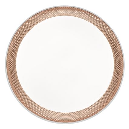 Brilliant - Plafonieră LED reglabilă WALDO LED/24W/230V 3000-6500K Ø 38,5 cm alb/aur roz + telecomandă