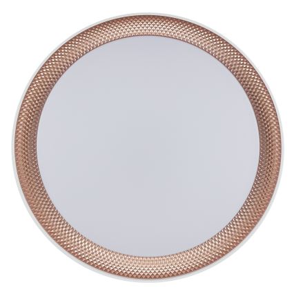 Brilliant - Plafonieră LED reglabilă WALDO LED/24W/230V 3000-6500K Ø 38,5 cm alb/aur roz + telecomandă
