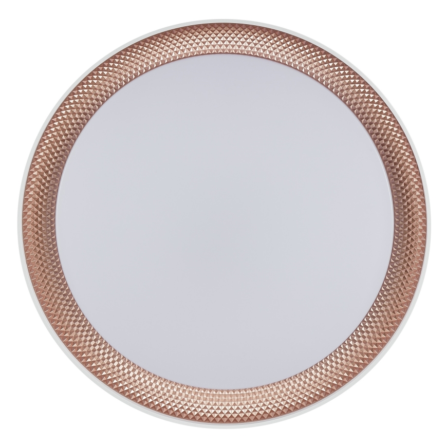Brilliant - Plafonieră LED reglabilă WALDO LED/24W/230V 3000-6500K Ø 38,5 cm alb/aur roz + telecomandă