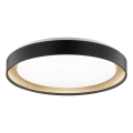 Brilliant - Plafonieră LED dimabilă WALDO LED/36W/230V 3000-6500K Ø 48,5 cm negru/auriu + telecomandă inclusă