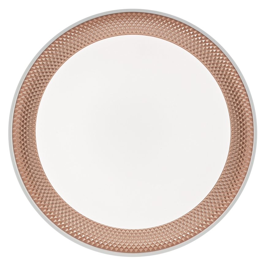 Brilliant - Plafonieră LED reglabilă WALDO LED/36W/230V 3000-6500K Ø 48,5 cm albă/aur roz + telecomandă