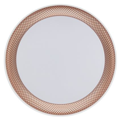 Brilliant - Plafonieră LED reglabilă WALDO LED/36W/230V 3000-6500K Ø 48,5 cm albă/aur roz + telecomandă