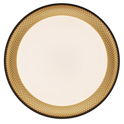 Brilliant - Plafonieră LED dimabilă WALDO LED/36W/230V 3000-6500K Ø 48,5 cm negru/auriu + telecomandă inclusă