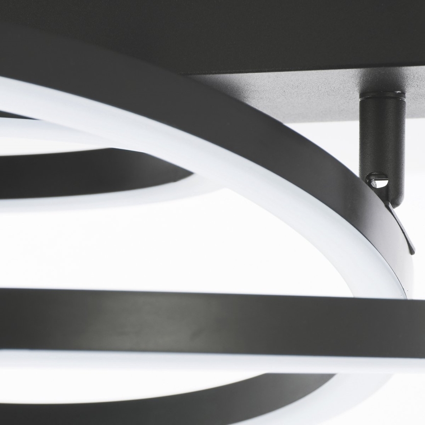 Brilliant - Plafonieră LED dimmabilă PEDLEY LED/36W/230V, neagră