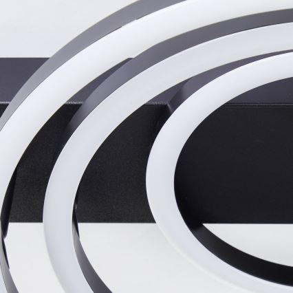 Brilliant - Plafonieră LED dimmabilă PEDLEY LED/36W/230V, neagră