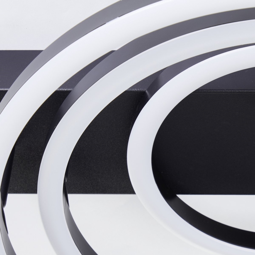 Brilliant - Plafonieră LED dimmabilă PEDLEY LED/36W/230V, neagră