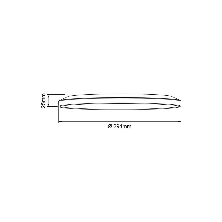 Brilliant - Plafonieră LED dimabilă SORELL LED/18W/230V 3000-6500K Ø 29 cm albă + telecomandă