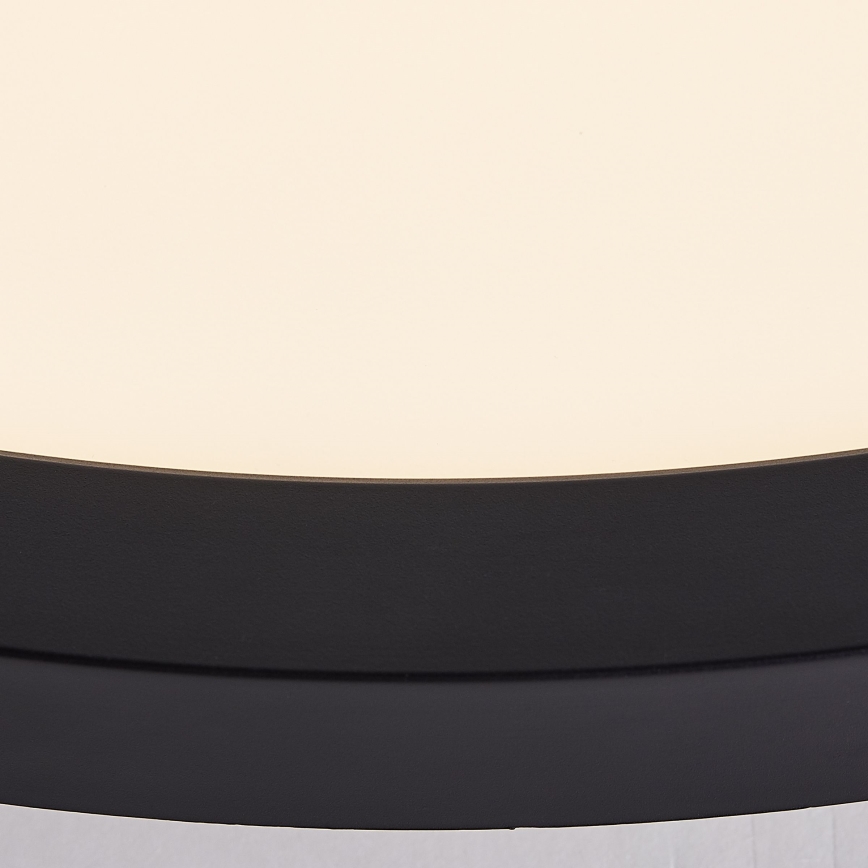 Brilliant - Plafonieră LED dimabilă TUCO LED/33W/230V 3000-6500K Ø 50 cm neagră + telecomandă inclusă