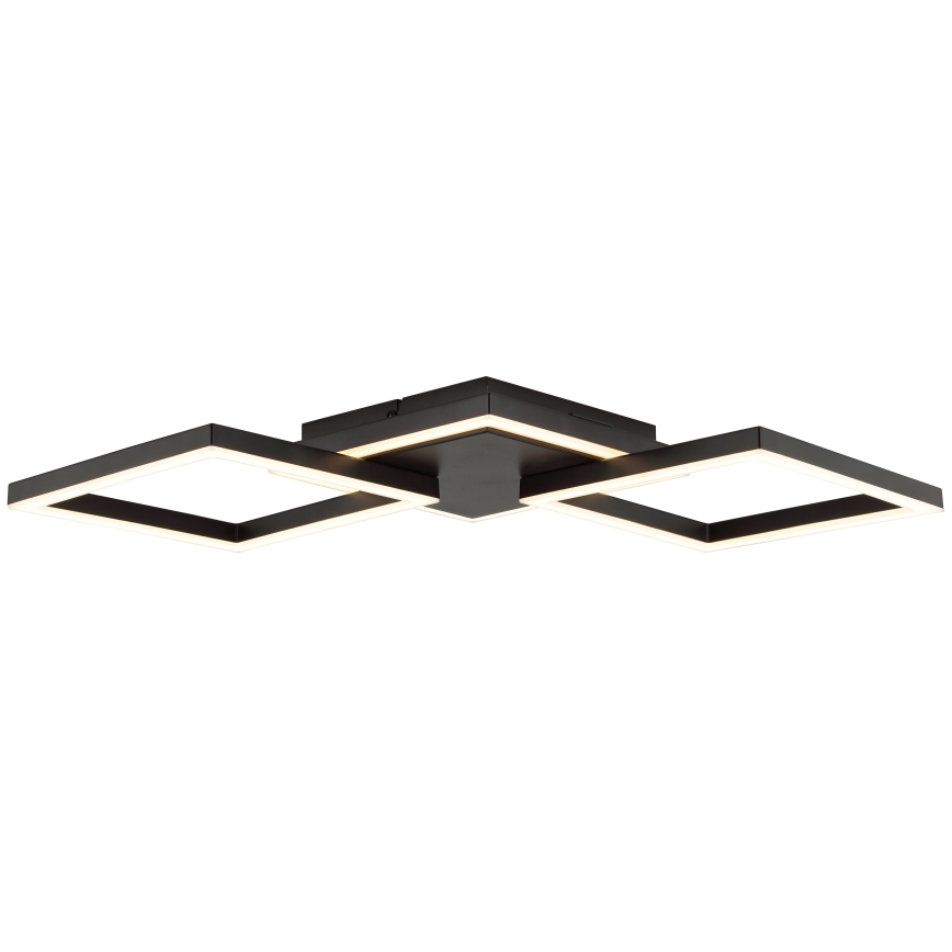 Brilliant - Plafonieră LED JORVIC LED/21W/230V 28x61,5 cm neagră