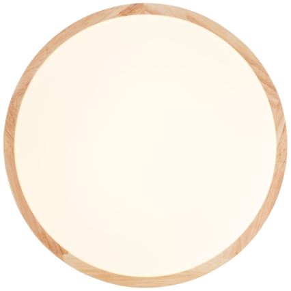Brilliant - Plafonieră LED LASKOS LED/22W/230V, diam. 38 cm, lemn de hevea