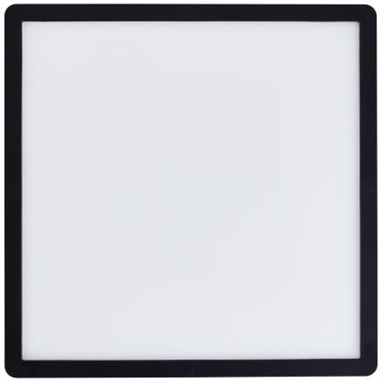 Brilliant - Plafonieră LED MILTON, 18 W, 230 V, 29,3 x 29,3 cm, negru