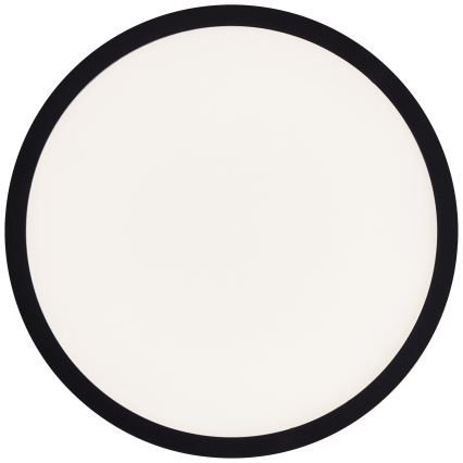 Brilliant - Plafonieră LED MILTON, 18W, 230V, Ø 29,3 cm, negru