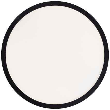 Brilliant - Plafonieră LED MILTON, 24W, 230V, Ø 42 cm, neagră