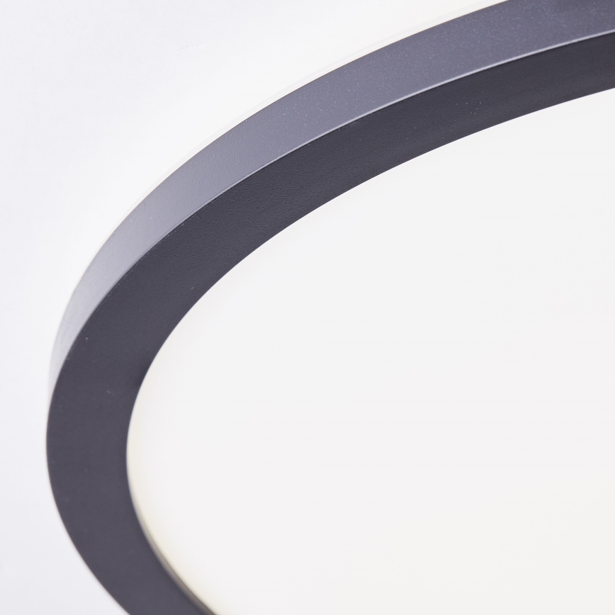 Brilliant - Plafonieră LED MILTON, 24W, 230V, Ø 42 cm, neagră