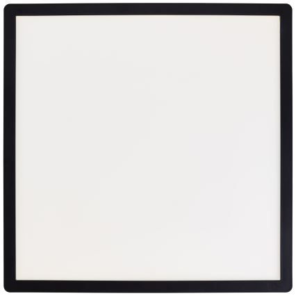 Brilliant - Plafonieră LED MILTON LED/24W/230V 42x42 cm neagră