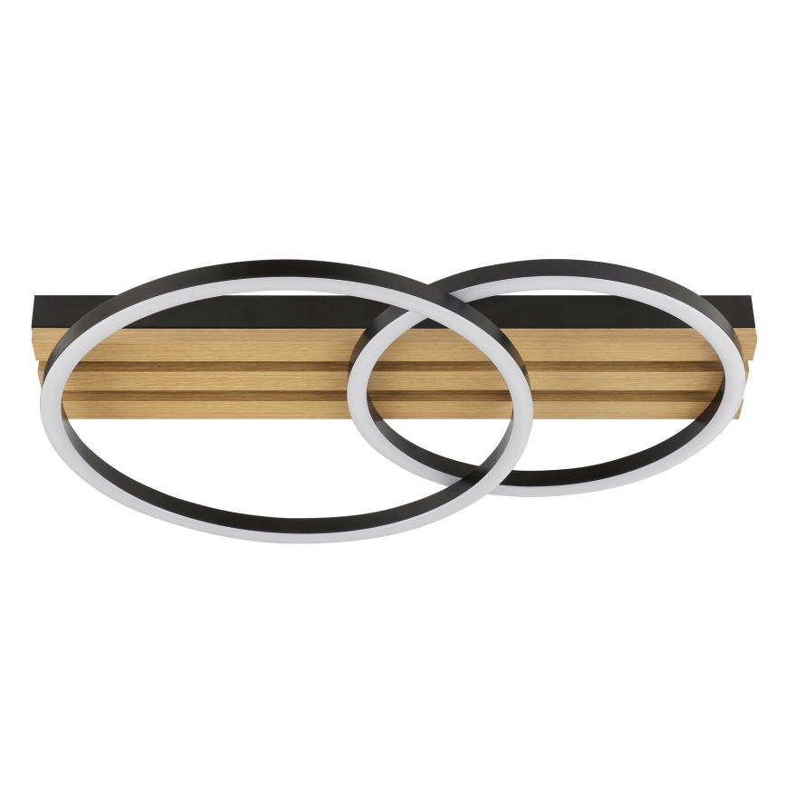 Brilliant - Plafonieră LED reglabilă CALMA, 21W, 230V, neagră