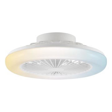 Brilliant - Plafonieră LED reglabilă cu ventilator MONTERO LED/20W/230V 2700-6500K Ø 42 cm albă + telecomandă