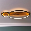 Brilliant - Plafonieră LED reglabilă PIRUS LED/30W/230V 30x70 cm din lemn de cauciuc