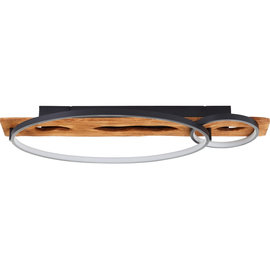 Brilliant - Plafonieră LED reglabilă PIRUS LED/30W/230V 30x70 cm din lemn de cauciuc