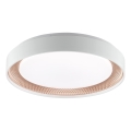 Brilliant - Plafonieră LED reglabilă WALDO LED/24W/230V 3000-6500K Ø 38,5 cm alb/aur roz + telecomandă