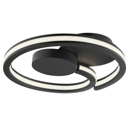 Brilliant - Plafonieră LED REVOLA LED/33W/230V 3000/4000/6500K diam. 40 cm neagră