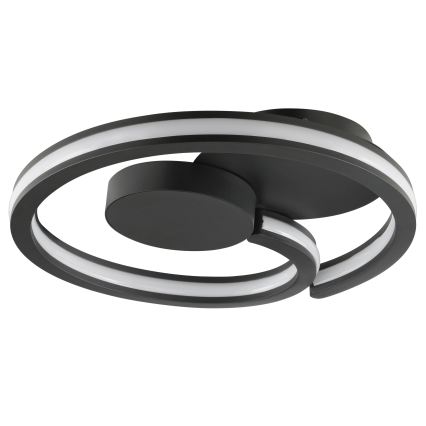 Brilliant - Plafonieră LED REVOLA LED/33W/230V 3000/4000/6500K diam. 40 cm neagră