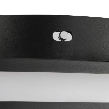 Brilliant - Plafonieră LED REVOLA LED/33W/230V 3000/4000/6500K diam. 40 cm neagră