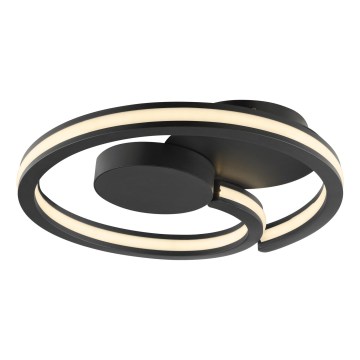 Brilliant - Plafonieră LED REVOLA LED/33W/230V 3000/4000/6500K diam. 40 cm neagră