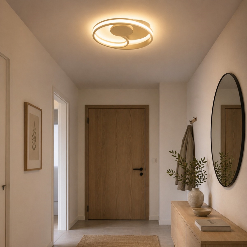 Brilliant - Plafonieră LED REVOLA LED/33W/230V 3000/4000/6500K diam. 40 cm bej