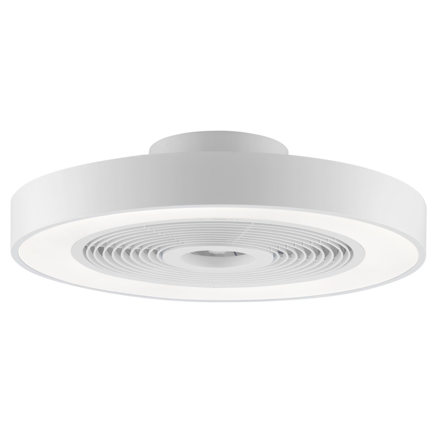 Brilliant - Lampă de tavan LED RGBW dimerizabilă cu ventilator CATANIA LED/37W/230V 2700-6500K diam. 48,6 cm alb + telecomandă