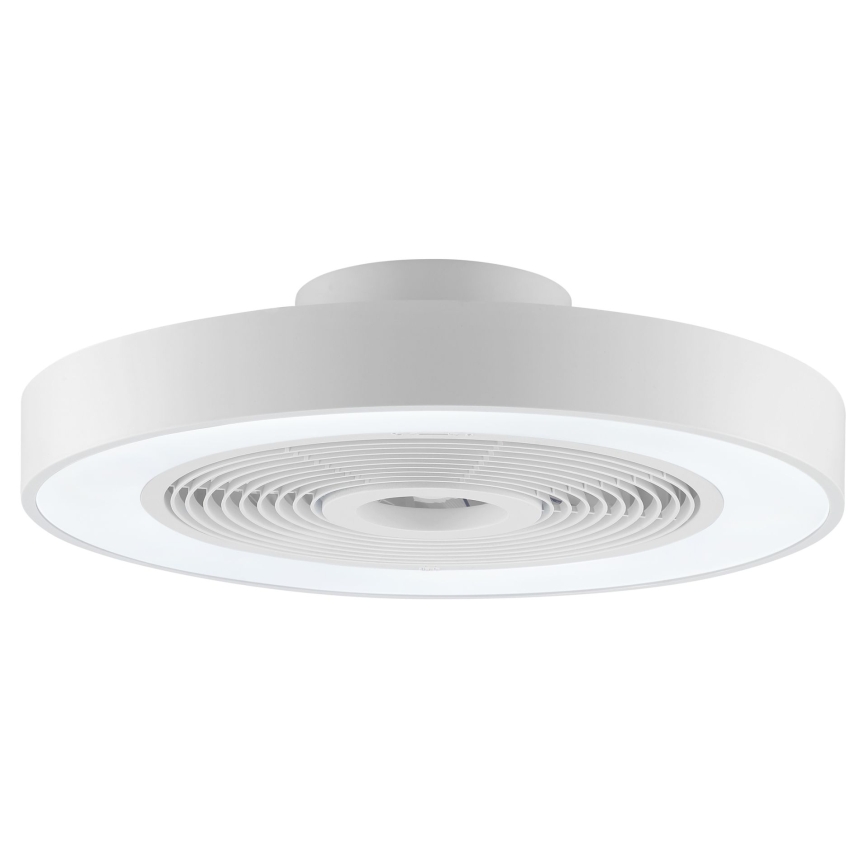 Brilliant - Lampă de tavan LED RGBW dimerizabilă cu ventilator CATANIA LED/37W/230V 2700-6500K diam. 48,6 cm alb + telecomandă