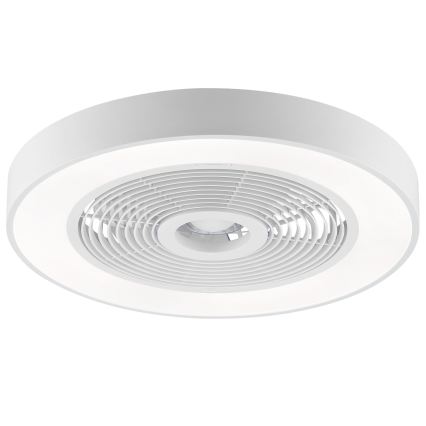 Brilliant - Lampă de tavan LED RGBW dimerizabilă cu ventilator CATANIA LED/37W/230V 2700-6500K diam. 48,6 cm alb + telecomandă