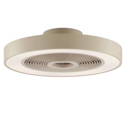 Brilliant - Plafonieră LED RGBW reglabilă cu ventilator CATANIA LED/37W/230V 2700-6500K Ø 48,6 cm bej + telecomandă