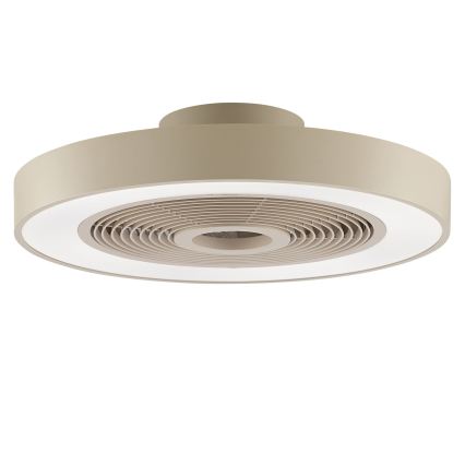 Brilliant - Plafonieră LED RGBW reglabilă cu ventilator CATANIA LED/37W/230V 2700-6500K Ø 48,6 cm bej + telecomandă