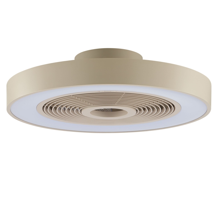 Brilliant - Plafonieră LED RGBW reglabilă cu ventilator CATANIA LED/37W/230V 2700-6500K Ø 48,6 cm bej + telecomandă